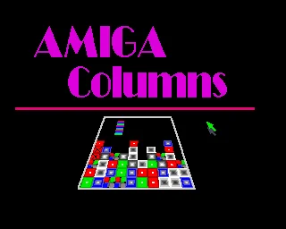 Amiga Columns box art