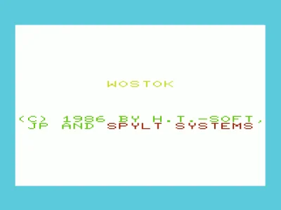 Wostok box art