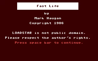 Fast Life box art