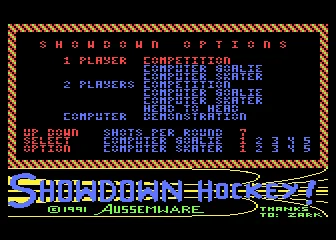 Showdown Hockey! box art