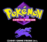 Pokemon Crystal Maeson - Original Version box art