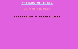 Matters of State box art