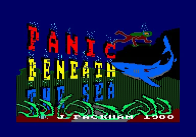 Panic Beneath The Sea box art