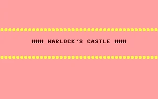 Warlock's Castle box art