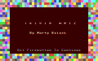 Trivia Whiz Construction Set box art