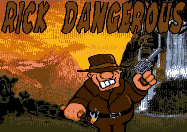 Rick Dangerous 128+ box art