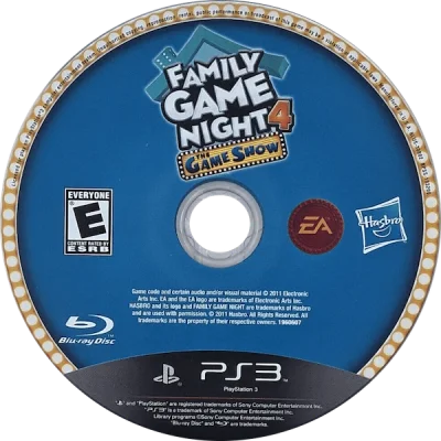 Family Game Night 4 - The Game Show box art