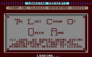 The Lost Crown Of Queen Anne box art