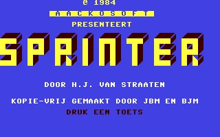 Sprinter box art