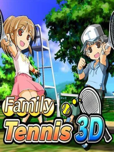 Family Tennis 3D box art