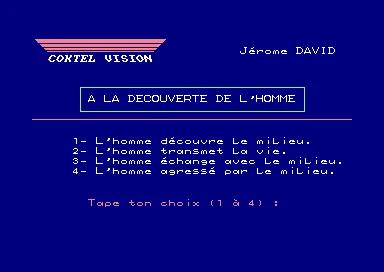 Découverte De L'Homme, A La box art