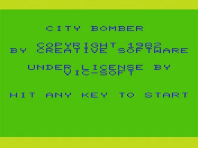 City Bomber box art