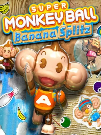 Super Monkey Ball - Banana Splitz box art
