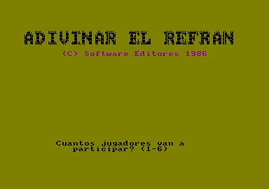 Adivinar El Refran box art