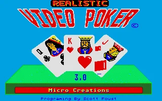 Realistic Video Poker box art