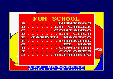 Fun School - For Under 5s box art