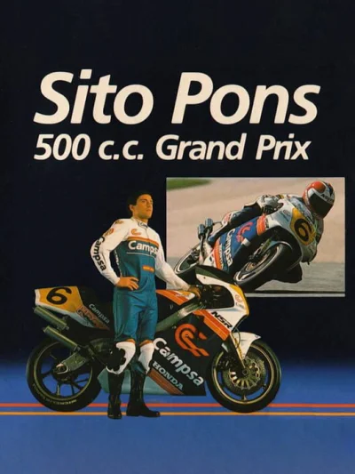 Sito Pons 500cc Grand Prix box art