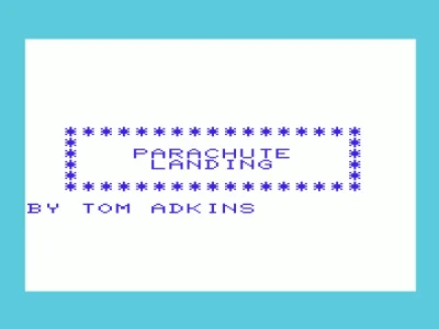 Parachute Landing box art