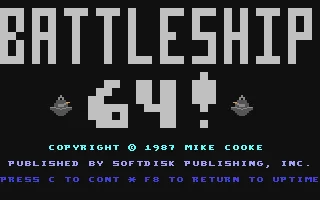 Battleship 64! box art