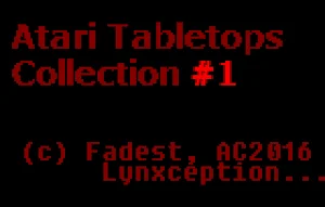 Atari Tabletops Collection box art