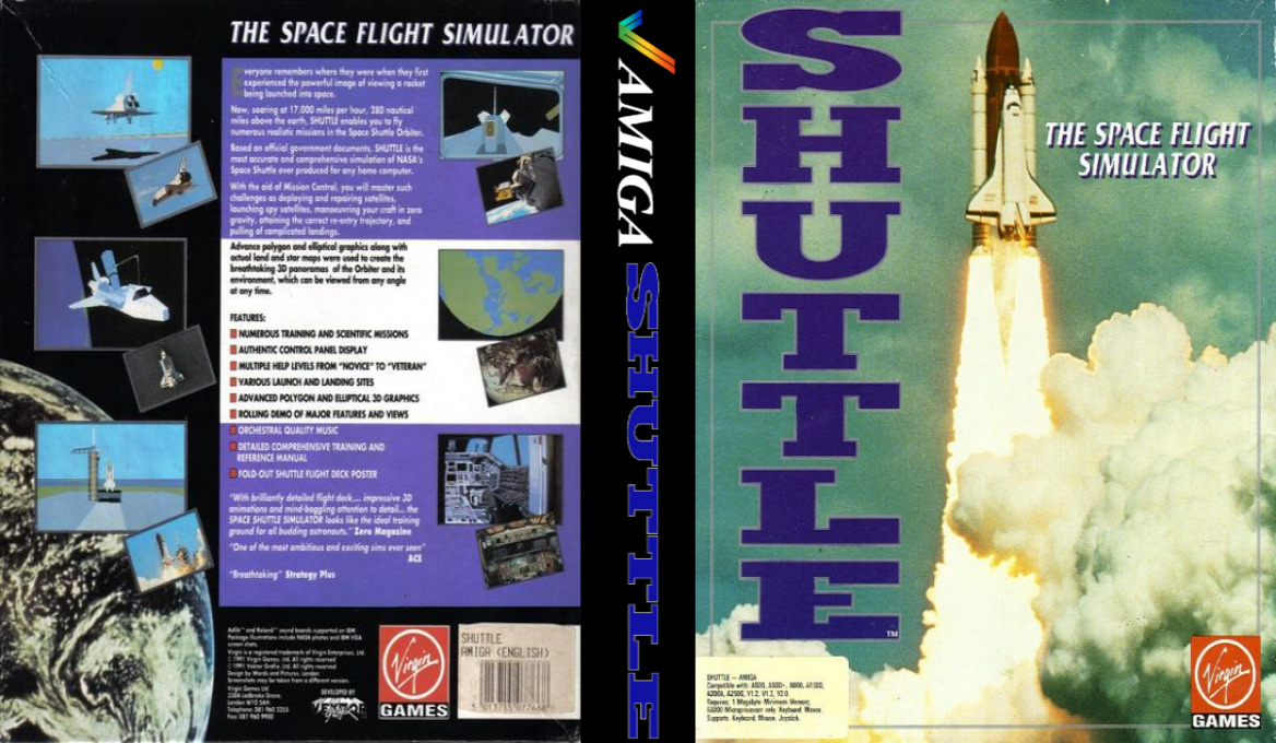 Shuttle - The Space Flight Simulator — box-texture (EU)