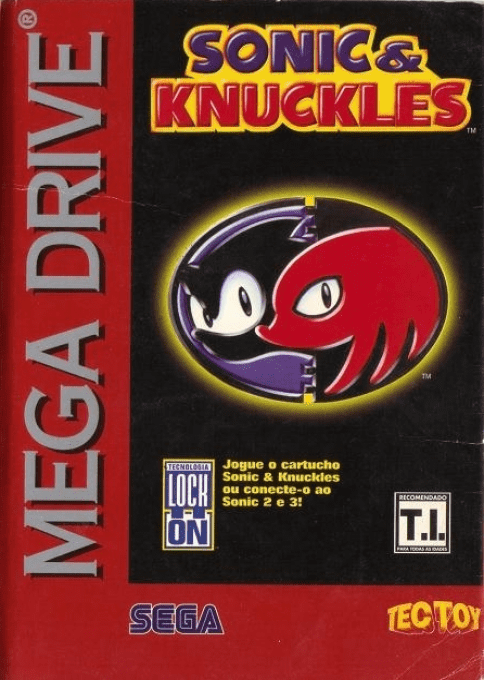 Sonic And Knuckles — box-2D (CUS)