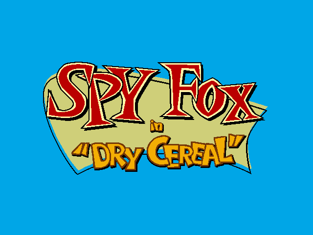 Spy Fox in 'Dry Cereal' — sstitle (WOR)