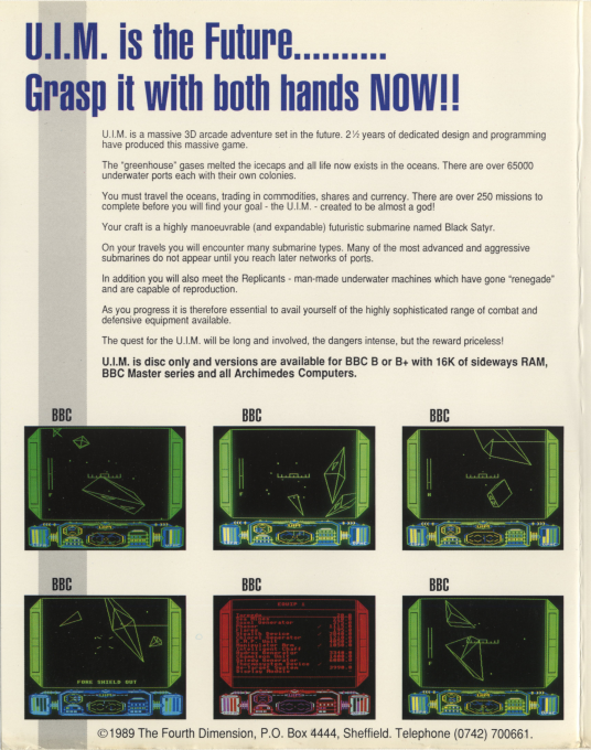 Ultra Intelligent Machine — box-2D-back (WOR)