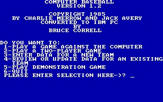 Computer Baseball — sstitle (US)