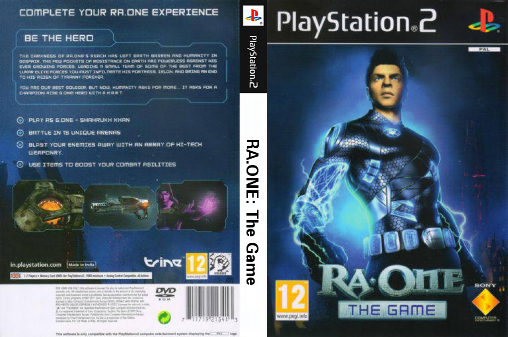 Ra.One - The Game — box-texture (EU)