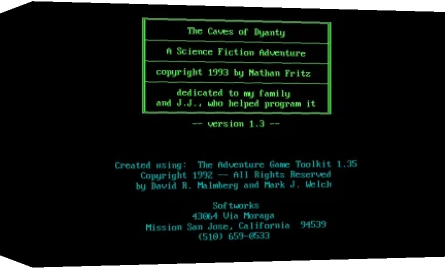 Caves Of Dyanty, The — box-3D (WOR)