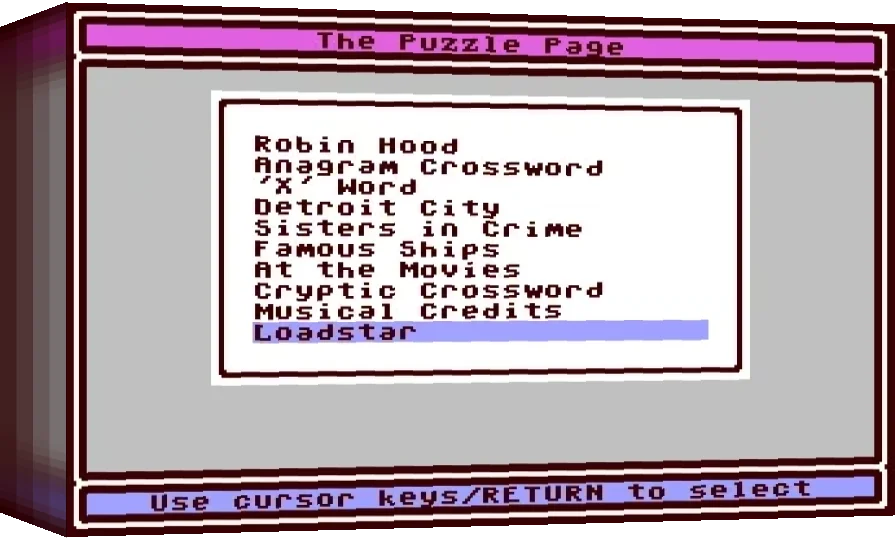 The Puzzle Page #107 — box-3D (WOR)