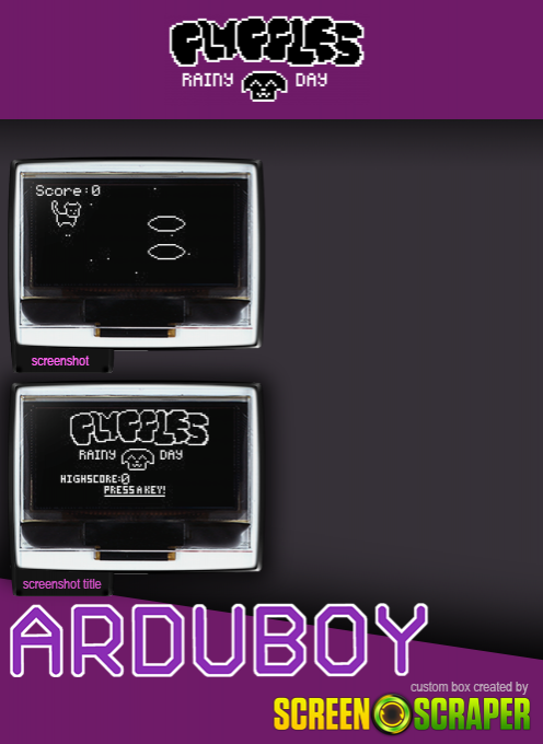 Fluffle's Rainy Day — box-2D-back (SS)