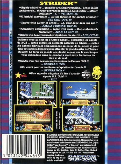 Strider — box-2D-back (EU)