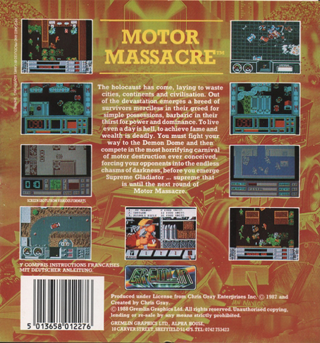 Motor Massacre — box-2D-back (EU)