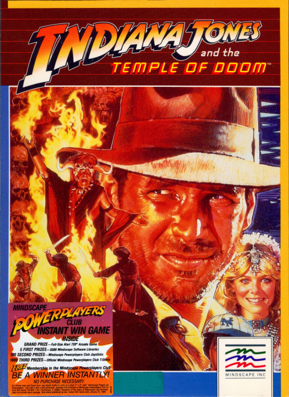 Indiana Jones And The Temple Of Doom box art