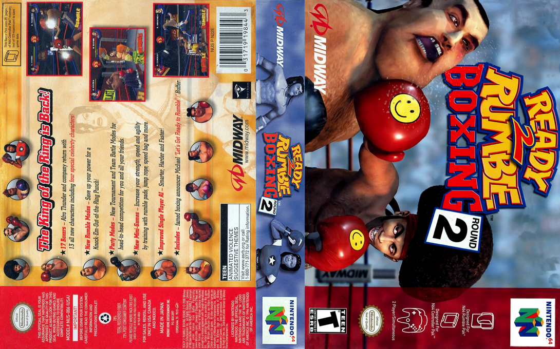 Ready 2 Rumble Boxing - Round 2 — box-texture (US)