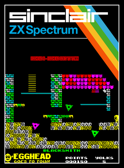 Egghead 6 - Egghead Goes to Town box art