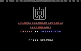 The Morgash Chronicles : Part Four - Crisis in Washington — sstitle (WOR)