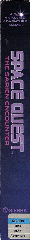 Space Quest - Chapter 1 - The Sarien Encounter — box-2D-side (US)