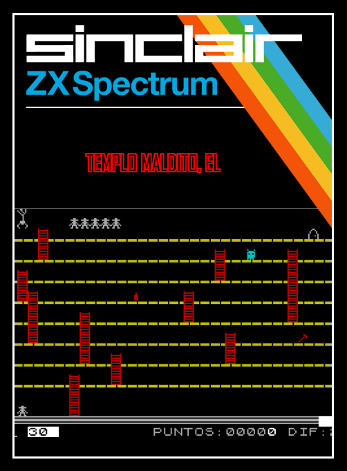 Templo Maldito, El box art