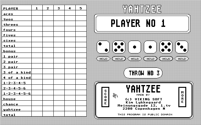 Yatzy — ss (WOR)