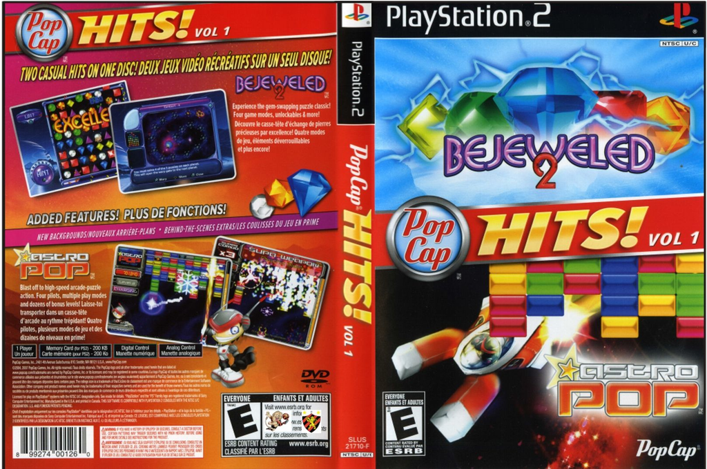 Popcap Hits Vol 1 — box-texture (US)