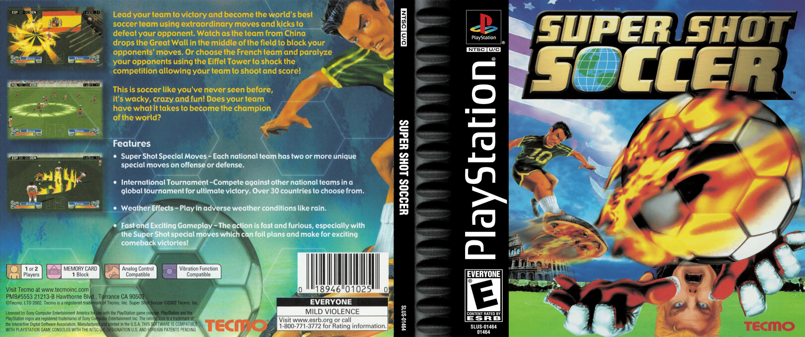 Super Shot Soccer — box-texture (US)