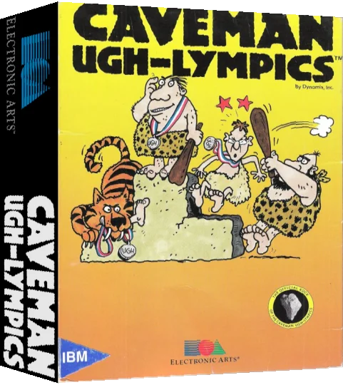 Caveman Ugh-lympics — box-3D (US)