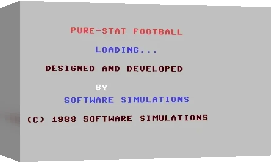 Pure-Stat Football — box-3D (WOR)