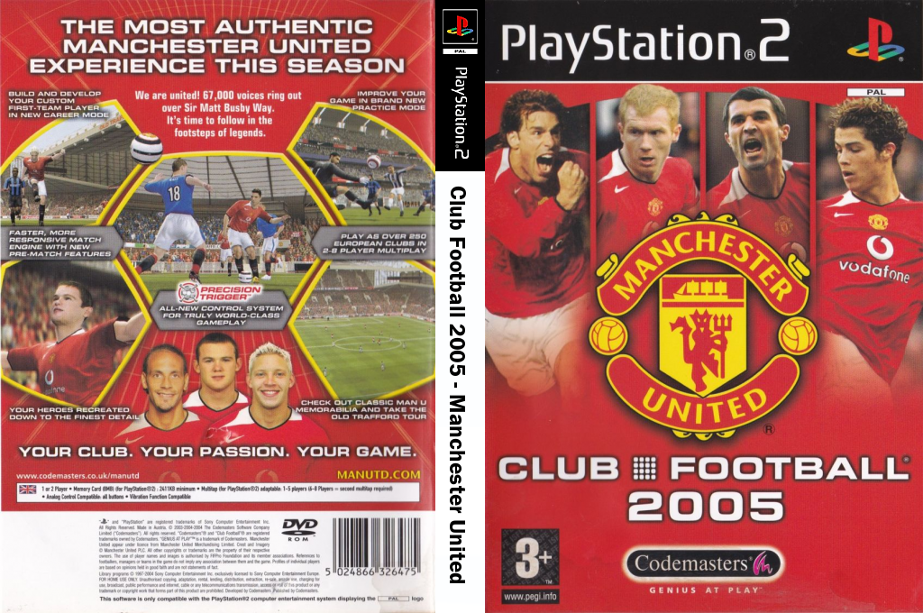 Club Football 2005 - Manchester United — box-texture (EU)