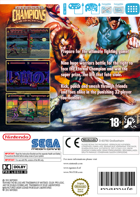 Eternal Champions — box-2D-back (EU)