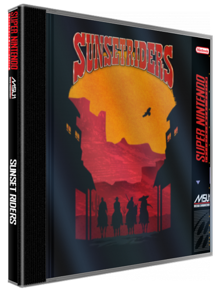 Sunset Riders — box-3D (US)