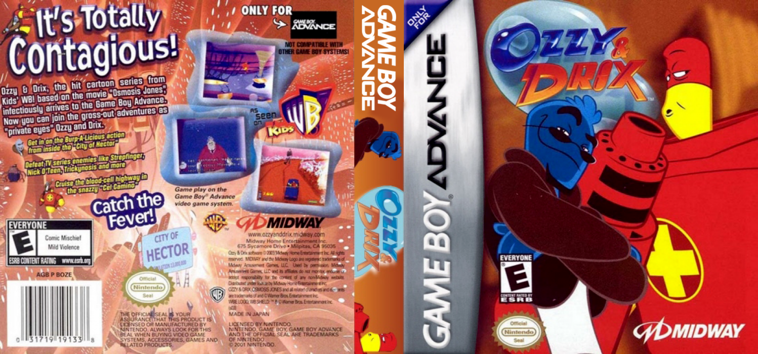 Ozzy And Drix — box-texture (US)
